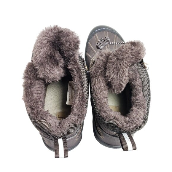 JBU Women's Size 7 Pullman Winter Ankle Boots Brown Vegan - Picture 8 of 9